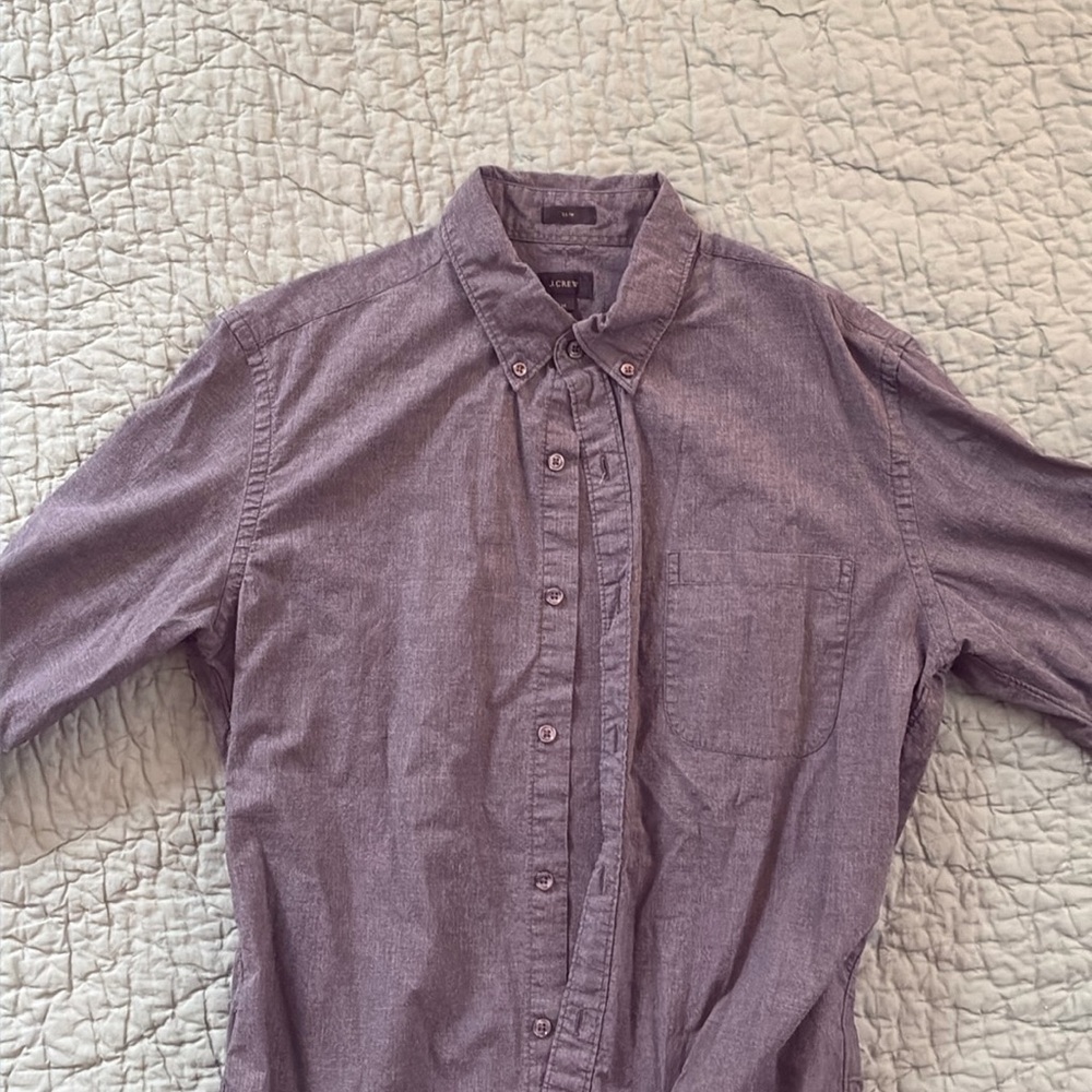 J. Crew gray men’s button down